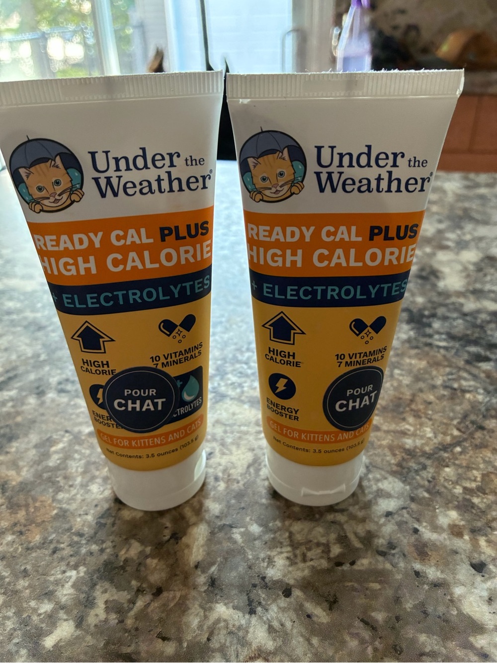 Under the Weather Ready Cal Plus High Calorie Electrolytes Gel - Yellow & Blue